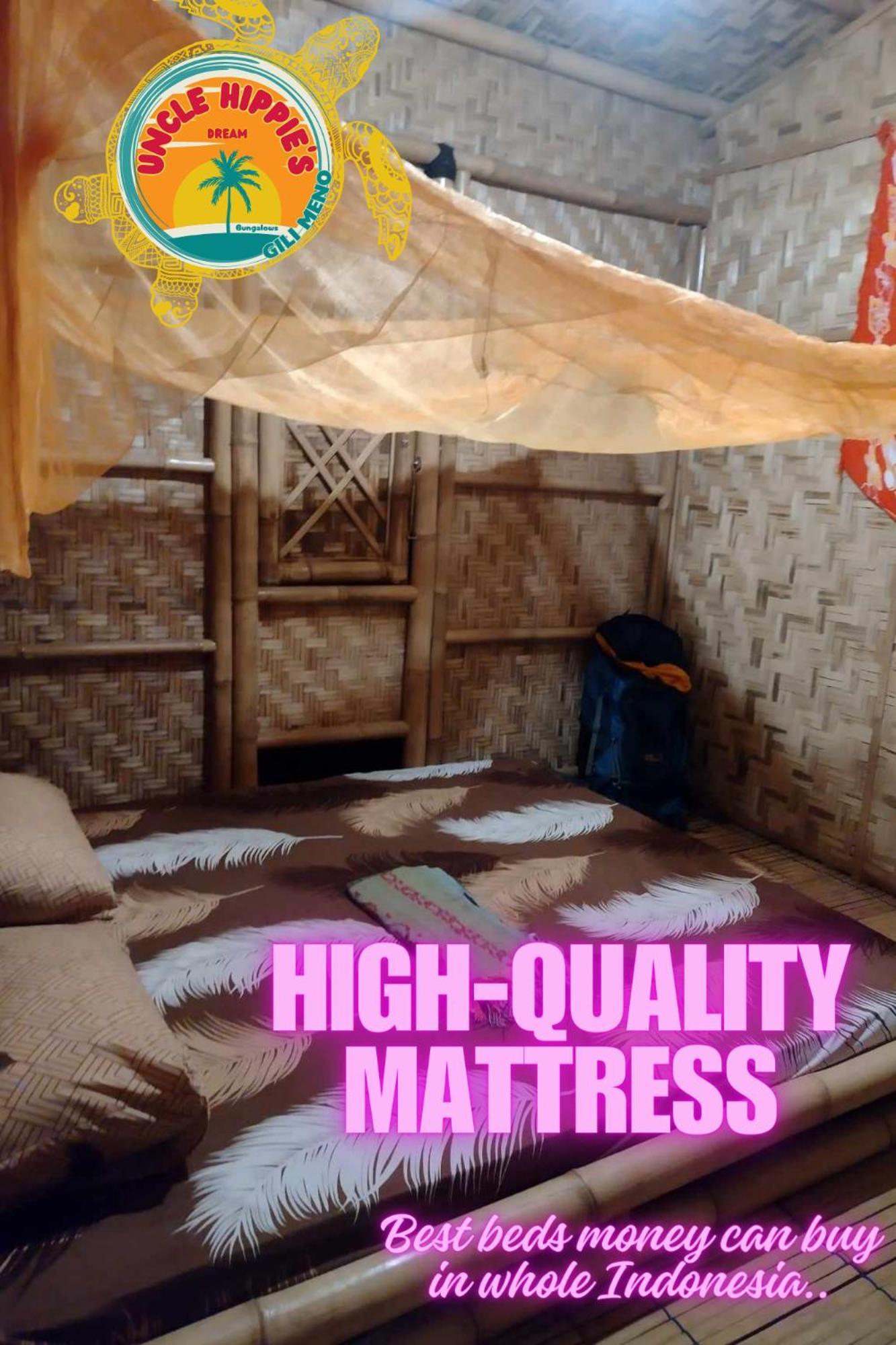A Pousada Uncle Hippie'S Dream Ilhas Gili Exterior foto
